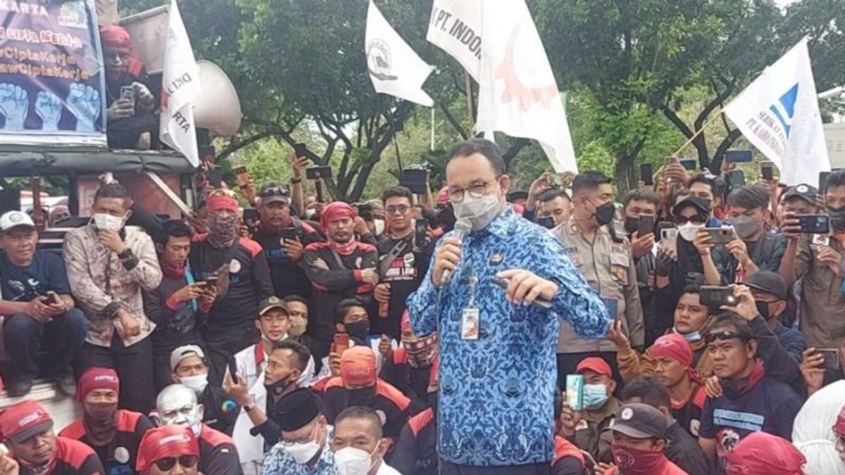 Respons Gerindra-PKS Kala Buruh Sebut Anies Baswedan 'Gubernur Bencong'