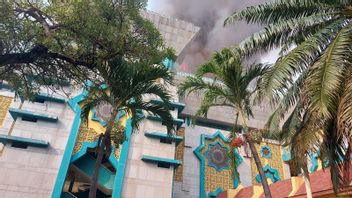 Still Searching For 2 Carung Materials On Fire, The Police Have Not Yet Determined The Suspect In The JIC Mosque Dome Fire Case