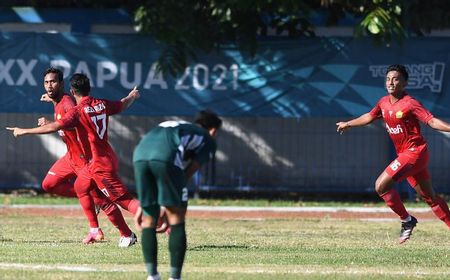 Final Sepak Bola Putra PON XX: Papua Akui Pertahanan Aceh Kuat