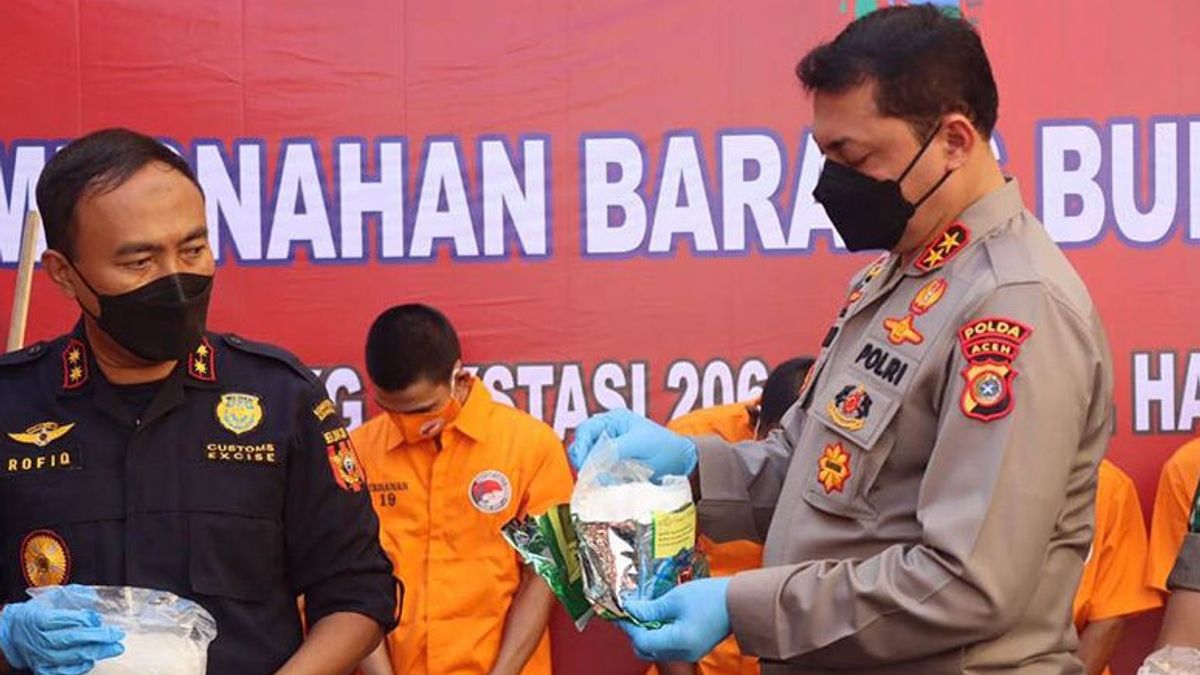 Customs Says Aceh Is A Gateway For Drugs From Thailand And Malaysia