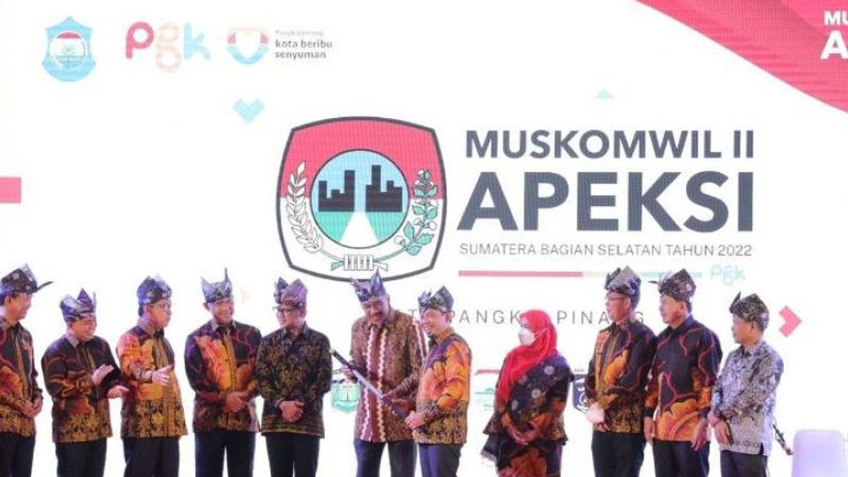 APEKSI 2022 South Sumatra, Pj Gubenur Babelがジョコウィの方向性を伝える:地域経済を動かし、地域予算の実現を加速