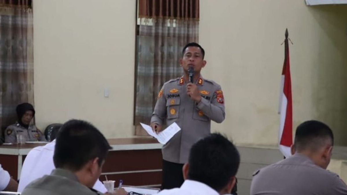 Belawan Police Chief Will The Perpetrators Of The Brawls Strict Actions, Comparing The Threat Of Prison Crimes