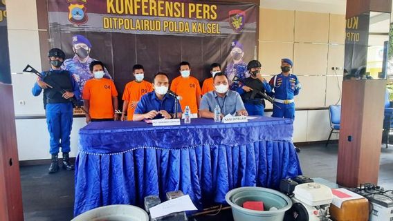 Pencari Ikan dengan Alat Setrum Diringkus Polairud Kalsel