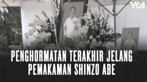 VIDEO: Pemakaman Mantan PM Jepang Shinzo Abe Tertutup, Antrean Panjang Pelayat di Luar Kuil Tokyo