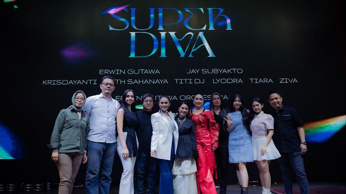 Prima concerte d’Indonesia Arena, Super Diva présente un nouveau logo