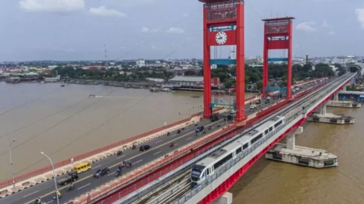 Jembatan Ampera Palembang Ditutup Saat Malam Tahun Baru