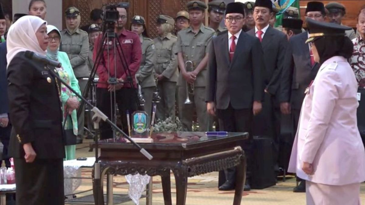 6 Acting Regional Heads In East Java Inaugurated Today