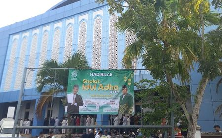 Tertib, Sekitar Seribu Warga Muhammadiyah Salat Iduladha di Masjid Muhajirin Pangkalpinang