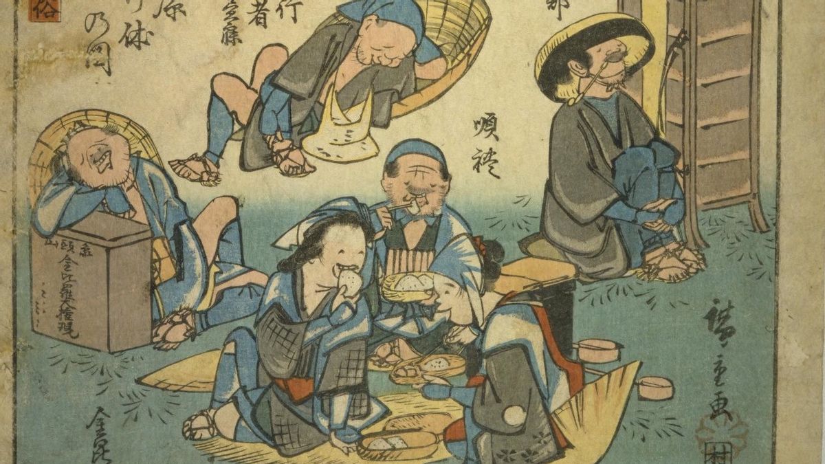 آثار "كرة الأرز" ل Onigiri في قصة حرب الشعب الياباني