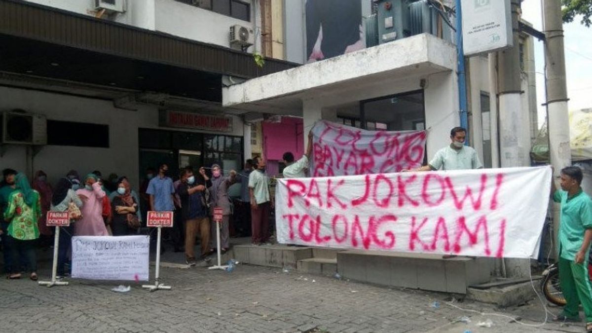 Dua Bulan Gaji dan Delapan Bulan Iuran BPJS Belum Dibayar, Nakes di Medan: Pak Jokowi Tolong Kami