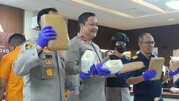 Aceh Police Unload Smuggling Of Methamphetamine Weight 20 Kg From Malaysia