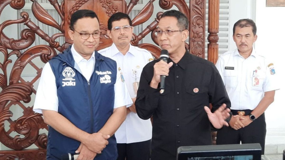 Open The Voice About Changing Slogans In The Anies Era To "Jakarta Success For Indonesia," Acting Governor Heru: Yes, It's Okay