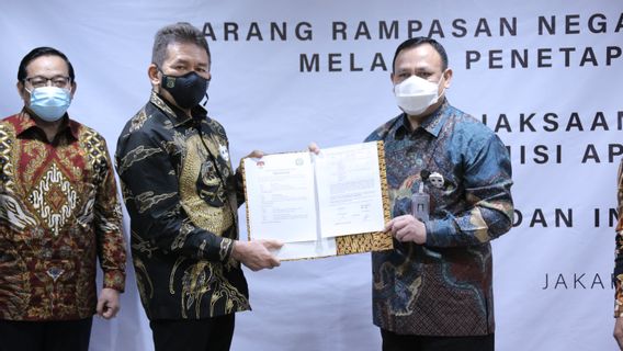 KPK Serahkan Aset Rampasan dari Koruptor ke 3 Lembaga Termasuk Kejaksaan Agung