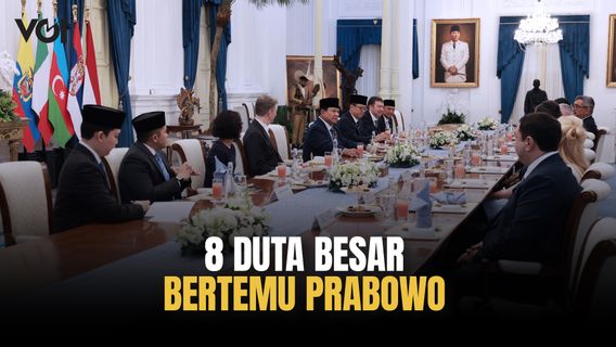 Presiden Prabowo Terima Surat Kepercayaan dari 8 Duta Besar Negara Sahabat