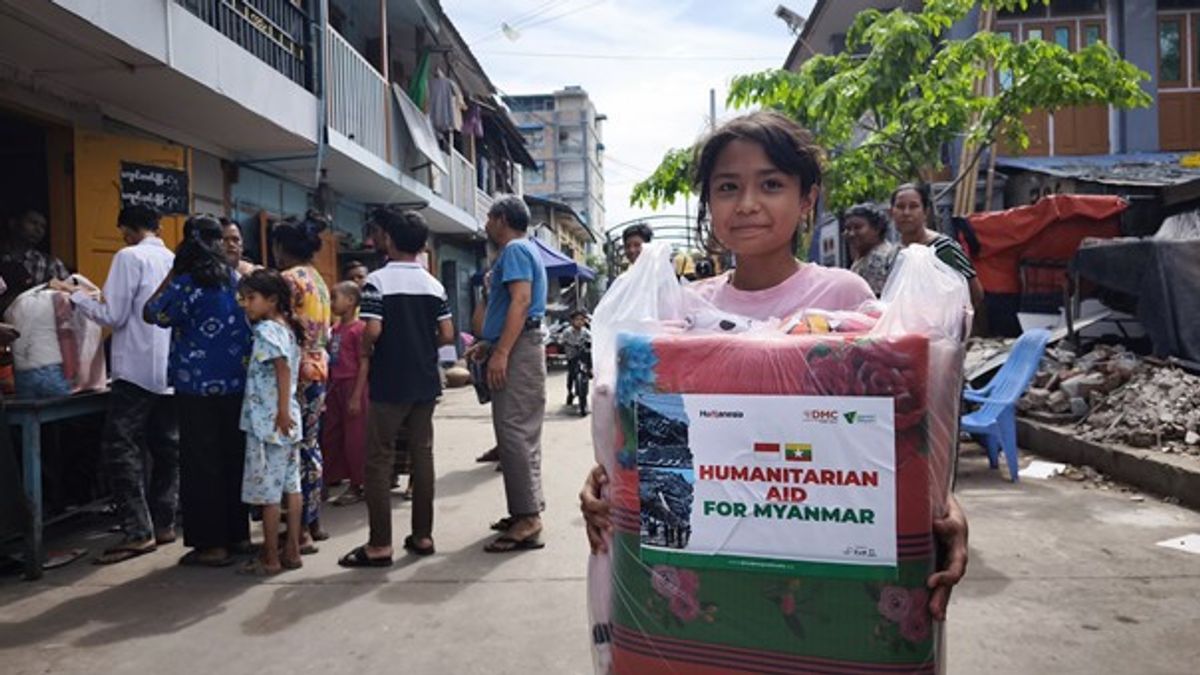 Dompet Dhuafa Terus Salurkan Bantuan Kemanusiaan untuk Penyintas Gempa Myanmar