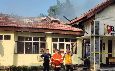 Polisi Selidiki Penyebab Terbakarnya Kantor Bawaslu Palangka Raya