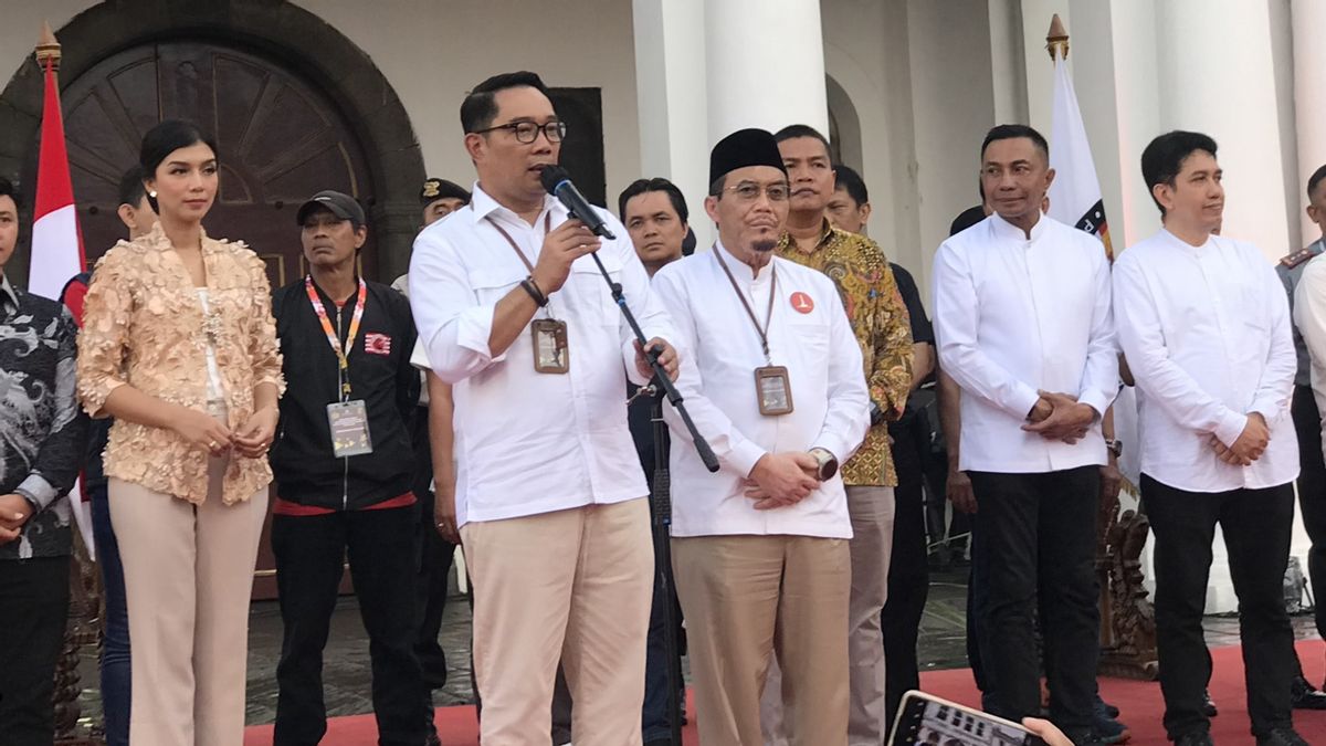 Ridwan Kamil-Suswono's Electability Wins In Various Surveys: One Open Round Opportunity