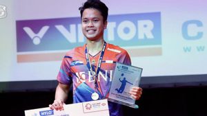 Sabet Gelar Juara di Hylo Open 2022, Anthony Ginting: Ini untuk Mama