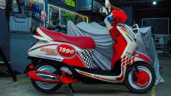 Bisa Jadi Refrensi, Intip Modifikasi Grand Filano Hybrid Ala Motor Vintage Rally