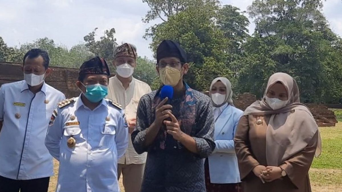 Visitez Le Temple Muara Jambi, Ministre Nadiem : Je M’adresserai Au Président