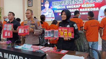 Three Former Police Officers In Mataram Become The Brains Of Interprovincial Drug Trafficking