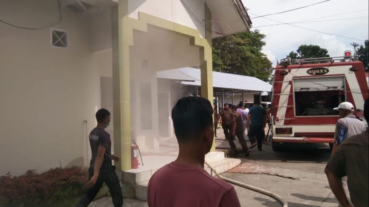 RSI Medical Record Warehouse Ibnu Sina Simpang Empat Pasaman Barat Burned, Hundreds Of Files Of Musnah Patients