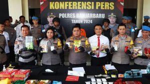 Banjarbaru Police Thwarts Circulation Of 9.6 Kilograms Of Methamphetamine