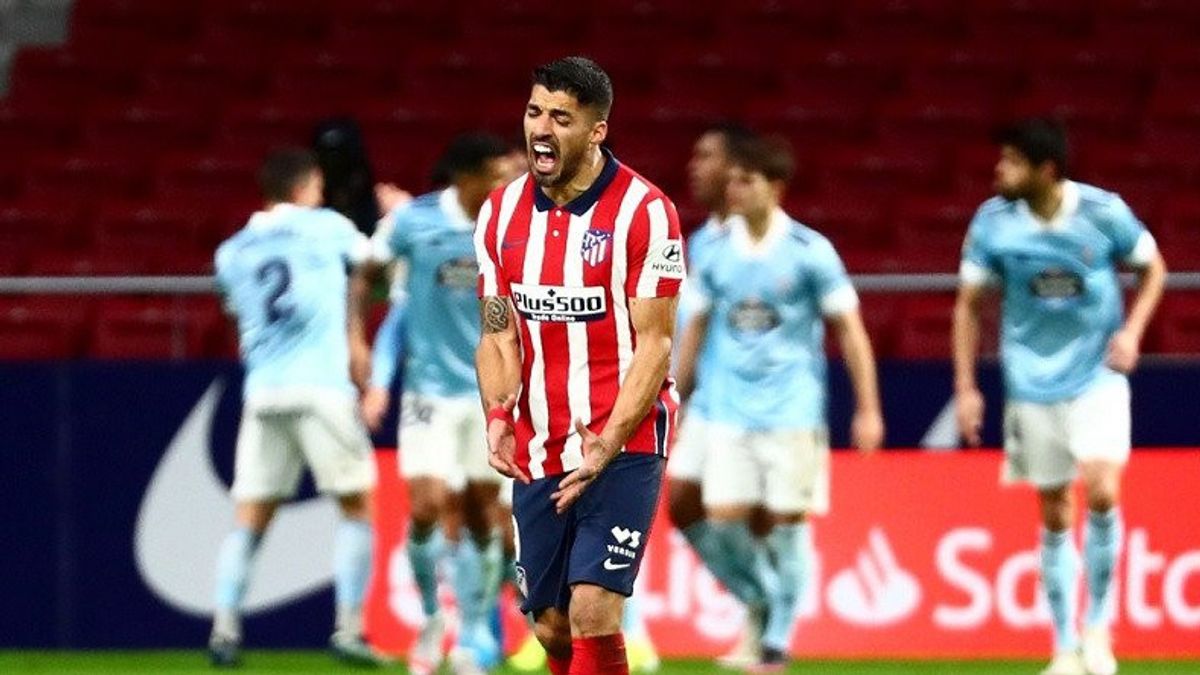  Rentetan Kemenangan Atletico Madrid Terhenti di Tangan Celta Vigo