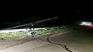 Telkom Pole On The North Gorontalo Coast Collapsed Due To The Pohuwato Earthquake