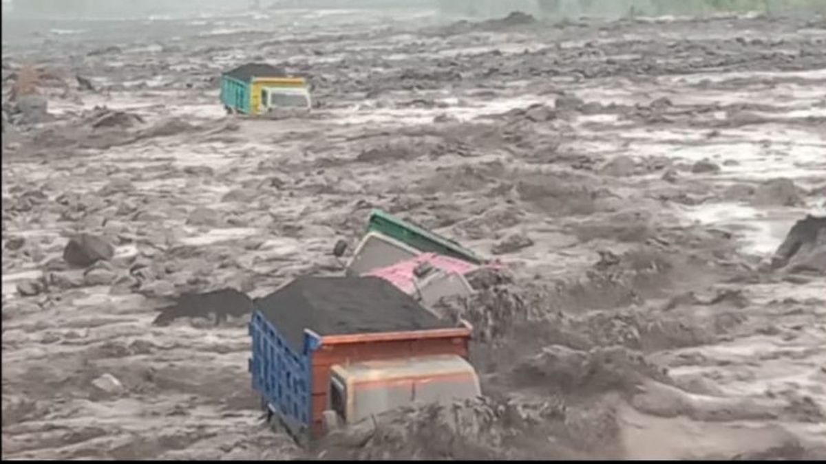 Kronologi 4 Truk Terjebak Banjir Lahar Hujan Semeru, Sopir Selamat