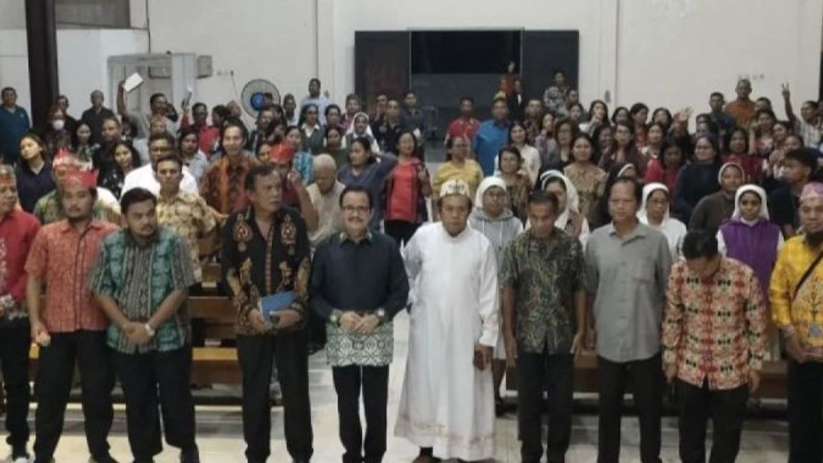 MPR RI Invites Catholics To Work Nationality In Central Kalimantan