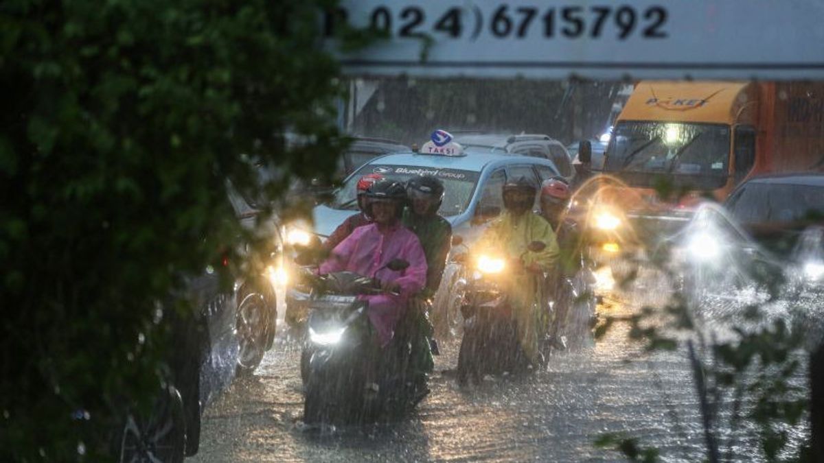 BMKG prévoit de fortes pluies frappent Jateng du 22 au 24 octobre