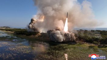 Pimpin Uji Coba Peluncuran Rudal Balistik Korut, Kim Jong-un Nilai Penting Kesiapan Tempur Pasukannya