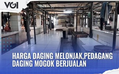 VIDEO: Harga Daging Melonjak, Pedagang Daging Mogok Berjualan