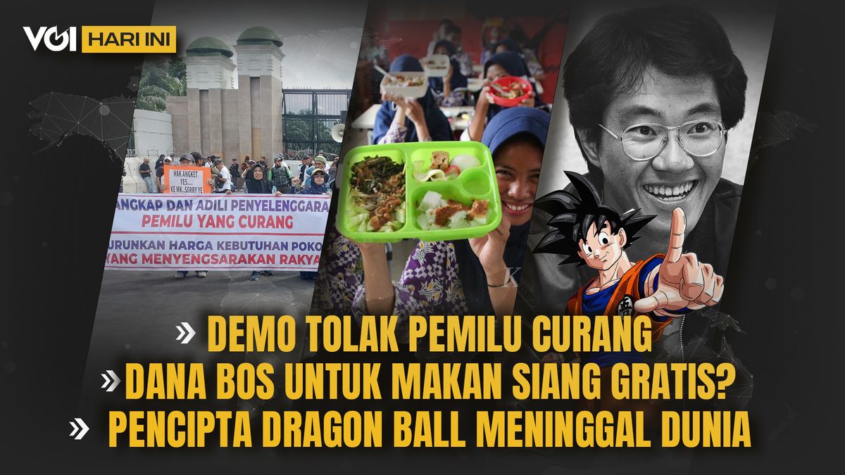 VOI Today Video:Demo Resistant Election,Dana BOS,Dragon Ball Creator Tutup Age