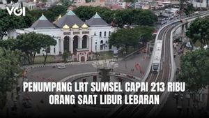 Pusat Ekonomi Rakyat di Sumsel Hidup di Libur Lebaran, Penumpang LRT Tembus 213 Ribu Orang
