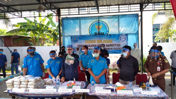 BNN Révèle La Contrebande De 49 Kg De Sabu Dans Le Nord De Sumatra