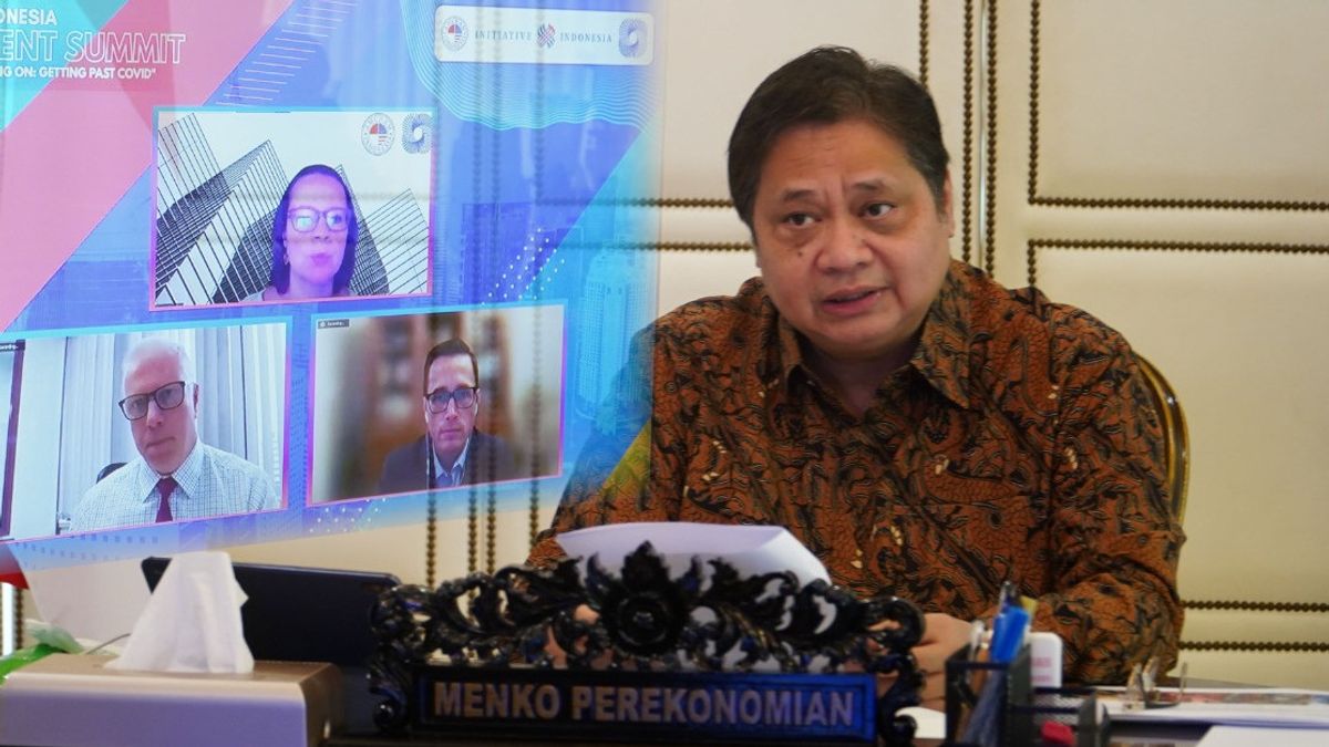 Le Ministre Airlangga A Déclaré Que La Collaboration Et Le Soutien Internationaux Jouent Un Rôle Important Dans La Reprise économique Nationale.