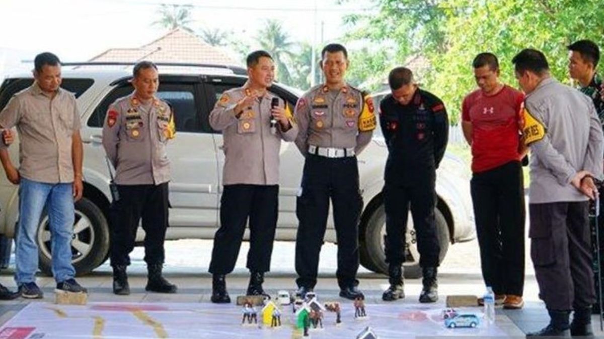 La campagne de sécurité de Gibran à Singkawang, police : Le titre de jeu de sol tactique a été joué