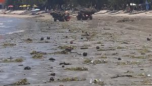 Viral Video Warga Mandi di Pantai Kuta Dikelilingi Hamparan Sampah