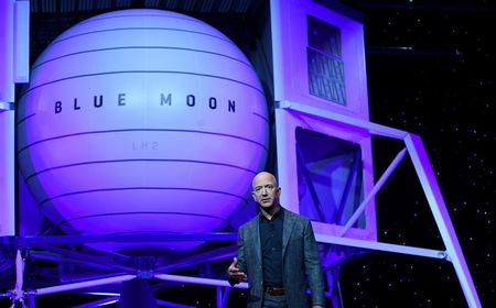 Jeff Bezos Tawarkan Kredit Rp Rp285 miliar kepada NASA untuk Dapatkan Misi ke Bulan