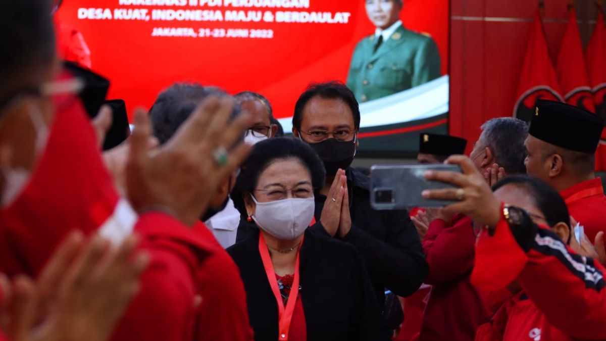 被问及PDIP的Capres，Hasto：所有新的Digembleng Mrs. Megawati