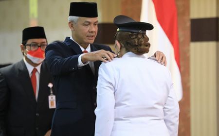 Ganjar Sebut Hevearita Gunaryanti Kader Wanita ke-7 PDIP Jadi Kepala Daerah