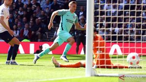Hasil Liga Inggris: Kebobolan di Menit Akhir Babak II, Tottenham Hotspur Dikalahkan Brighton 0-1