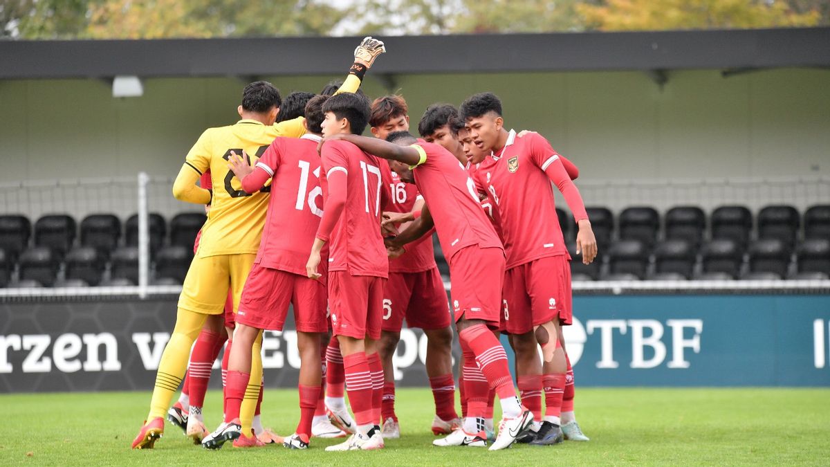 印度尼西亚U-17国家队在Coba测试赛中以0-3输给Eintracht Frankfurt U-19后,收集了大量教训