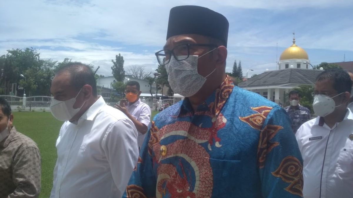Ridwan Kamil Bertemu Gubsu Edy, Bahas Migas dan Energi Terbarukan