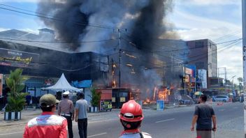 The Cause Of The Building Fire In Mimika Papua Still Not In The Pockets Of The Police