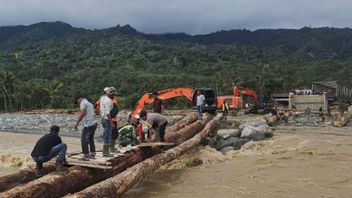 BPJN Bangun Jembatan Sementara di Lokasi Banjir Bandang Nagan Raya Aceh
