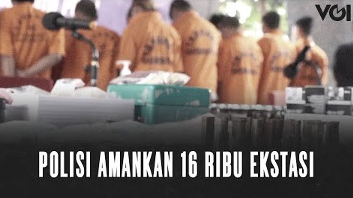 VIDEO: Bongkar Jaringan Narkoba, Polri Amankan 16 Ribu Narkoba Jenis Ekstasi