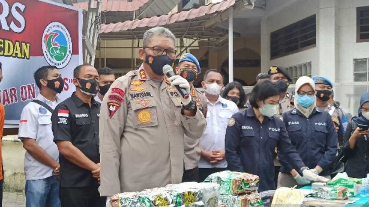  Polisi Tembak Mati Bandar Narkoba di Medan Asal Surabaya